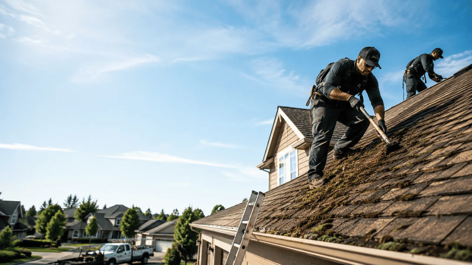 Roof Moss Removal in Interlochen, MI near me